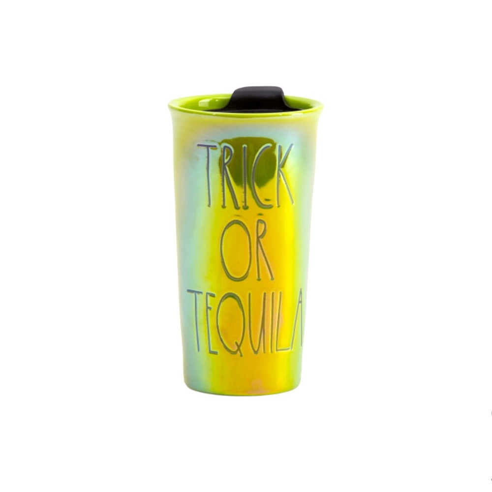 New Rae Dunn Trick Or Tequila travel Mug with lid